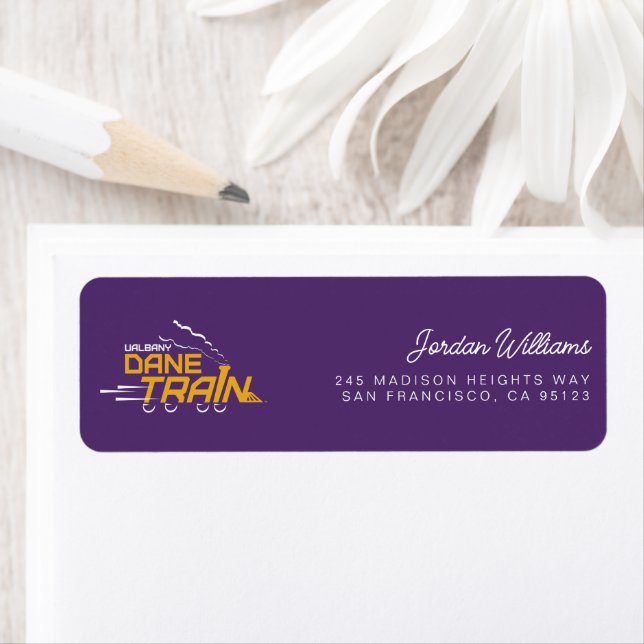 UAlbany Dane Train Logo Label (Insitu)