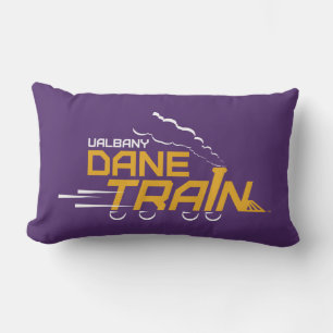 UAlbany Dane Train Logo Lumbar Pillow
