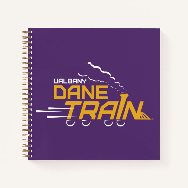 UAlbany Dane Train Logo Notebook (Front)
