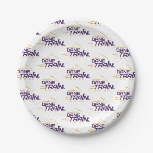 UAlbany Dane Train Logo Paper Plates
