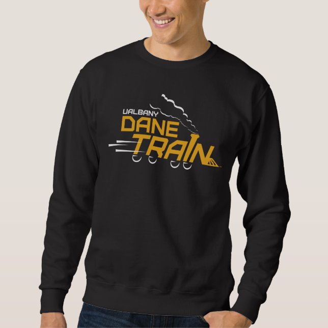UAlbany Dane Train Logo Sweatshirt (Front)