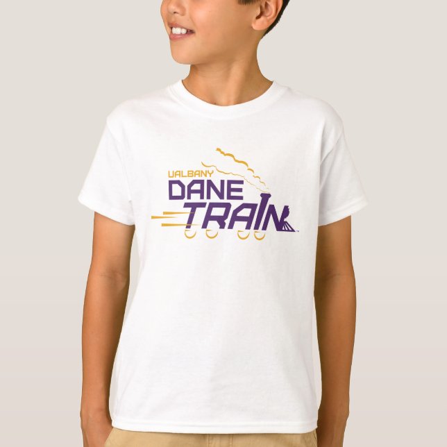 UAlbany Dane Train Logo T-Shirt (Front)