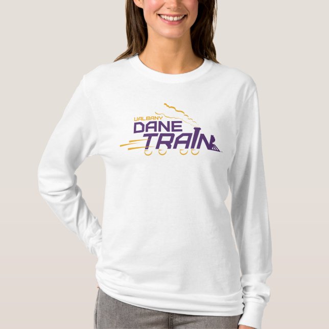 UAlbany Dane Train Logo T-Shirt (Front)