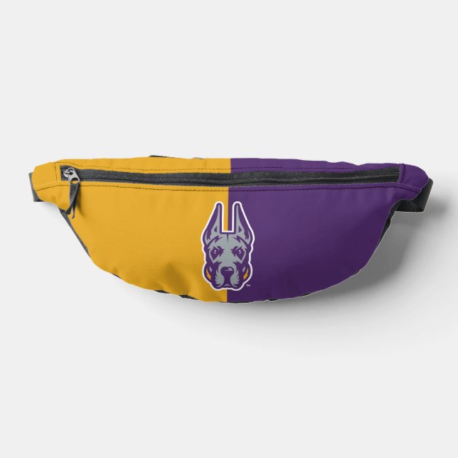 UAlbany Great Danes Color Block Fanny Pack (Lay Down)