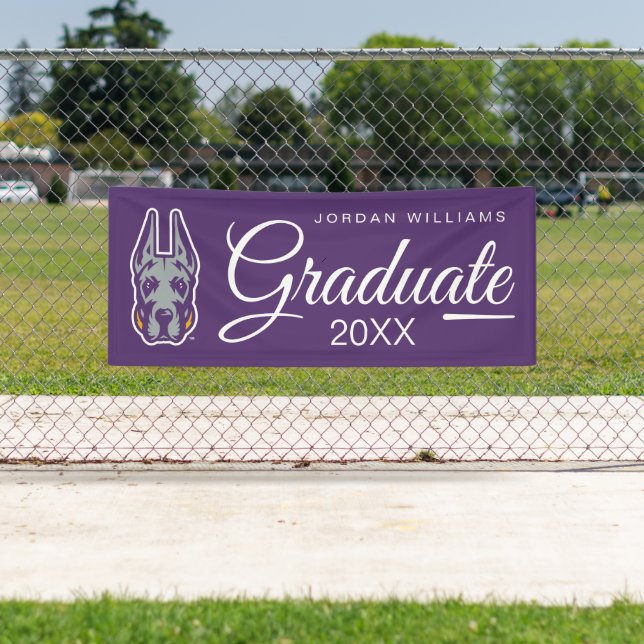 UAlbany Great Danes Logo | Graduate Banner (Insitu)