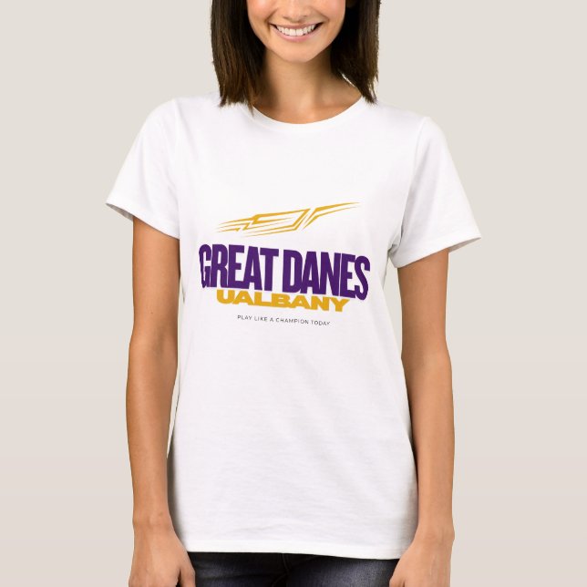 UAlbany Great Danes Pride – College Baseball Spiri T-Shirt (Front)