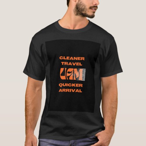 UAM Cleaner Travel Quicker Arrival for Air Taxi T_Shirt