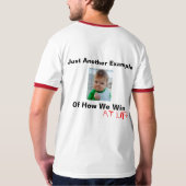 UAMS Skit Dance M4 Ringer T T-Shirt (Back)