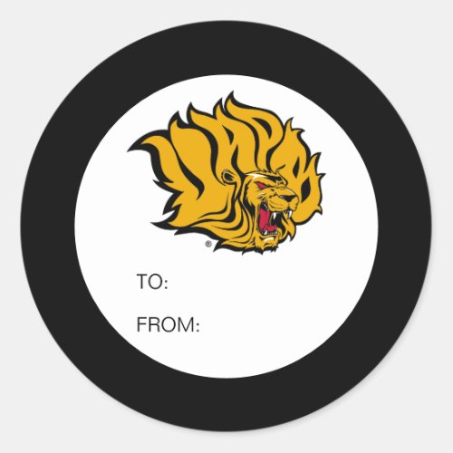 UAPB Golden Lions Graduate Classic Round Sticker