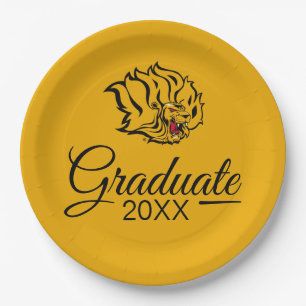 UAPB Golden Lions Graduate Paper Plates