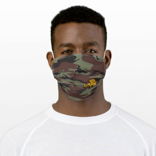 UAPB Golden Lions Logo Camo Adult Cloth Face Mask