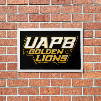UAPB Golden Lions Wordmark Pennant
