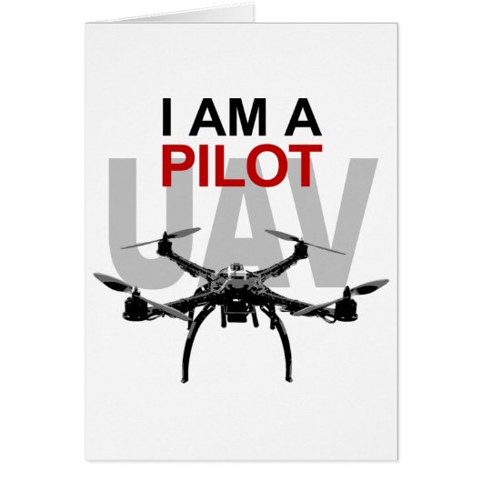 UAV Quadpilot Quadcopter Pilot Cards (Front)