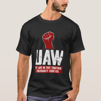 Uaw On Strike Red Tee United Auto Union Workers Ua
