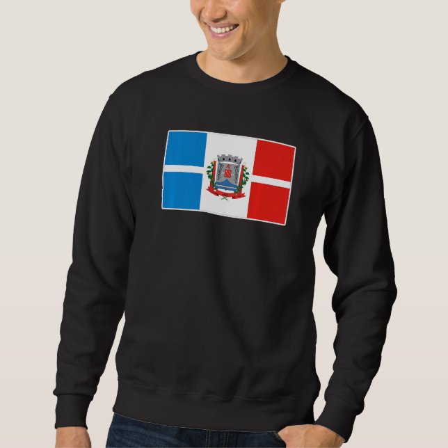 Ubá Flag National pride  Souvenir Sweatshirt (Front)