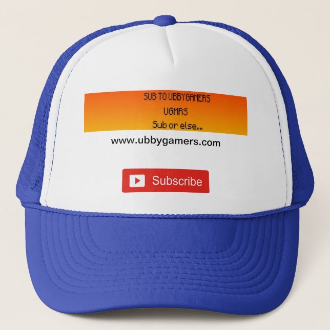Ubby Gamers Cap (Front)