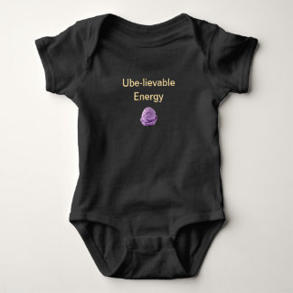 Ube-lievable Energy Filipino Pun: Baby Bodysuit