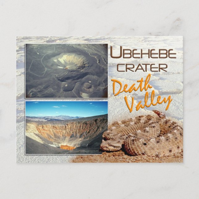 Ubehebe Crater, Death Valley National Park, CA Postcard (Front)