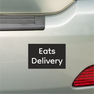 Uber Eats Delivery Driver Bumper Magnet