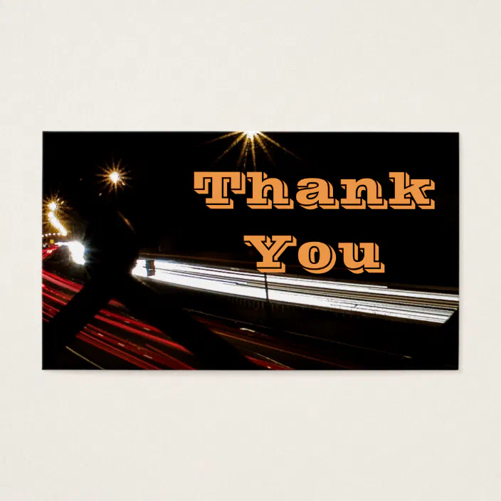 Uber Eats Order Thank you Business Card  Zazzle.com