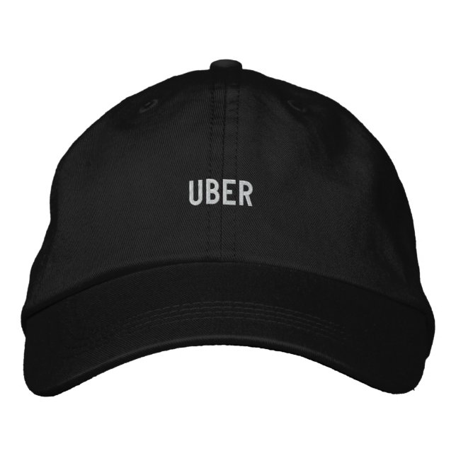 Uber Embroidered Baseball Cap (Front)