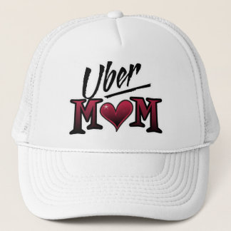 Uber Mom Red Trucker Hat
