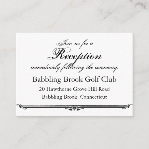 Customizable Ubi Caritas et Amor Wedding Reception Card Templat Business Card Templates