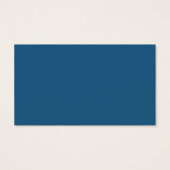 ubiquity blue white abstract card (Back)