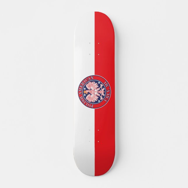 Ubly Michigan Polish Skateboard (Front)