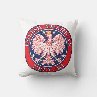 Ubly Michigan Polish Throw Pillow