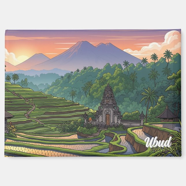 Ubud Bali Indonesia Travel Magnet (Front)