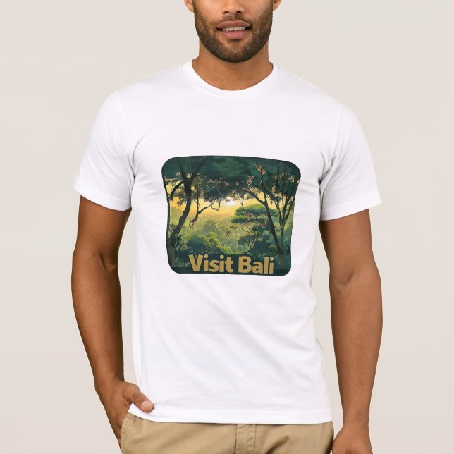 Ubud Monkey Forest T-Shirt (Front)