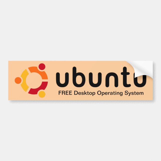 Ubuntu Bumper Sticker (Front)