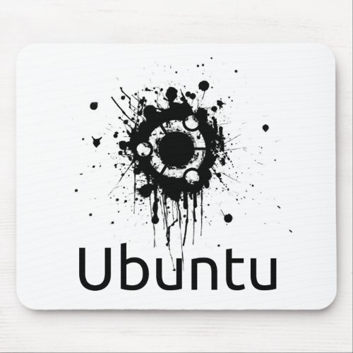 Ubuntu inkblot Mousepad