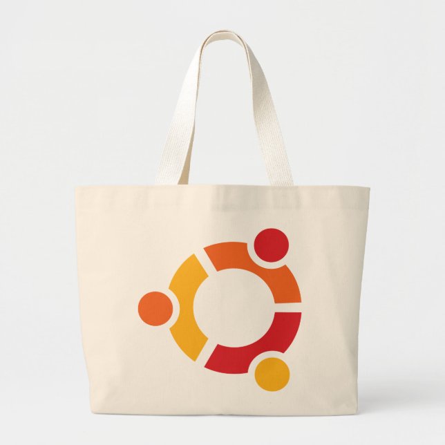 Ubuntu Jumbo Tote Bag (Front)