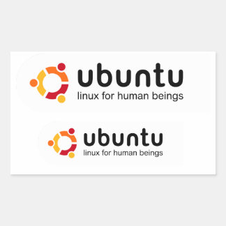 Ubuntu - Linux for human beings Rectangular Sticker