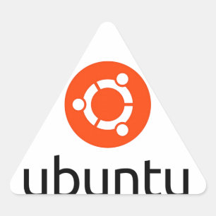 Ubuntu Linux Logo Triangle Sticker