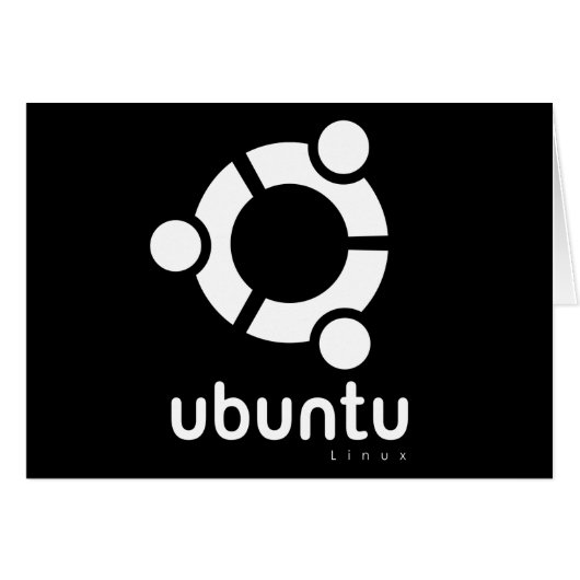 Ubuntu Linux Open Source Cards (Front Horizontal)