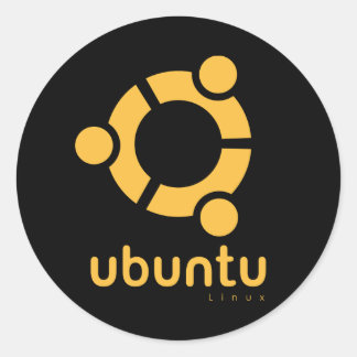 Ubuntu Linux Open Source Classic Round Sticker