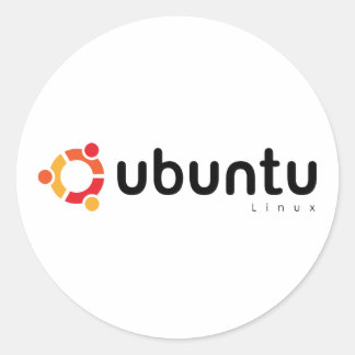 Ubuntu Linux Open Source Classic Round Sticker