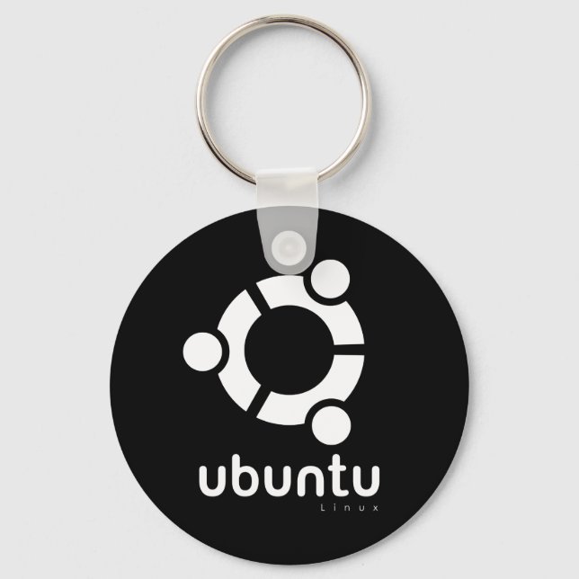 Ubuntu Linux Open Source Keychain (Front)