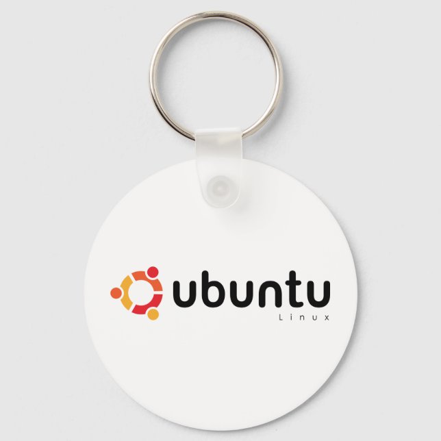 Ubuntu Linux Open Source Keychain (Front)