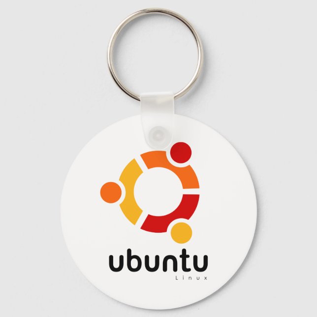 Ubuntu Linux Open Source Keychain (Front)