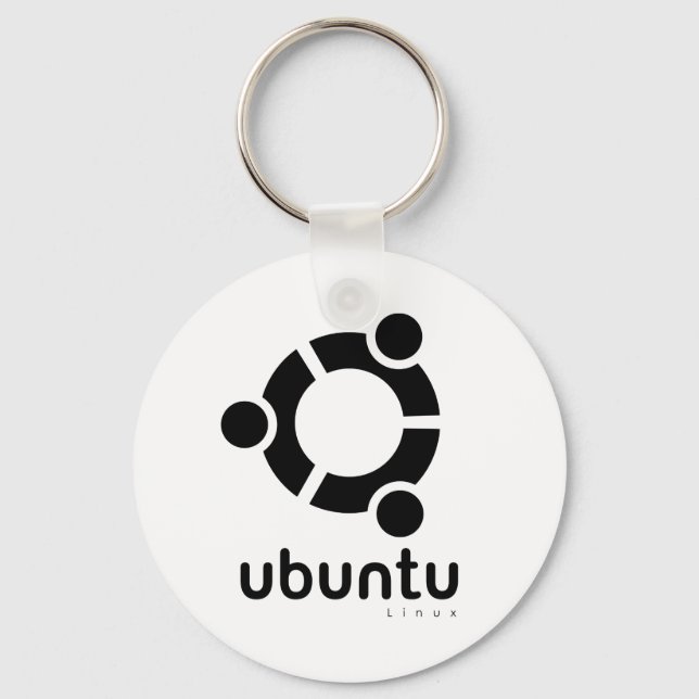 Ubuntu Linux Open Source Keychain (Front)