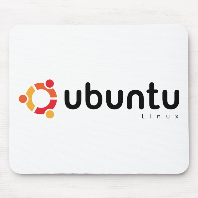 Ubuntu Linux Open Source Mouse Pad (Front)