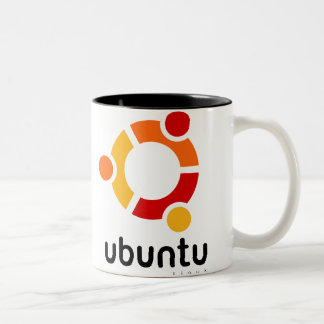 Ubuntu Linux Open Source Two-Tone Coffee Mug