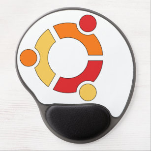 Ubuntu logo gel mousepad