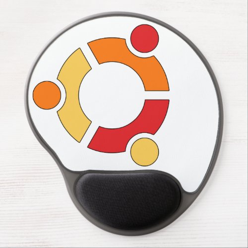 Ubuntu logo gel mousepad