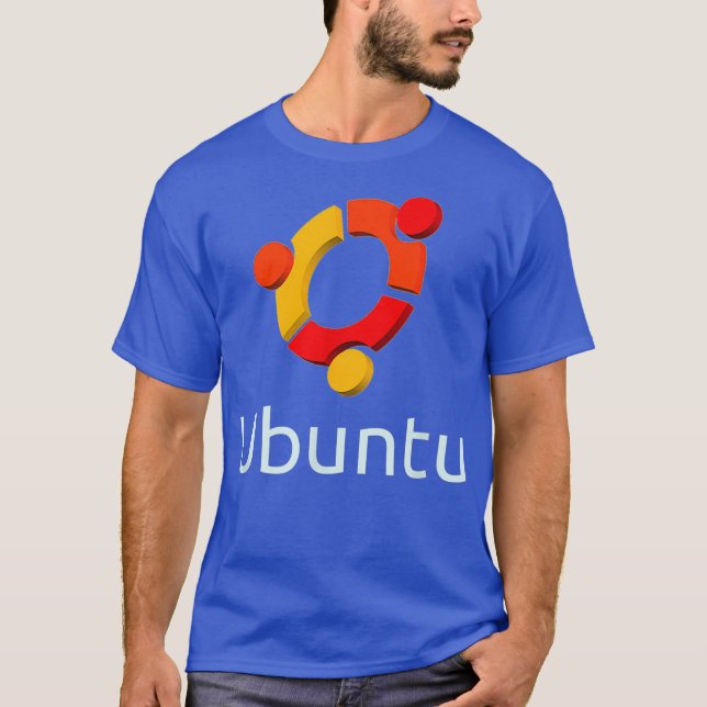 Ubuntu Os  Linu Tu Penguin Tee (Front)