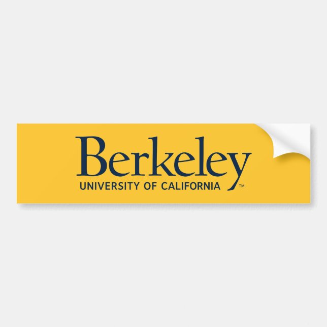 UC Berkeley Bumper Sticker (Front)
